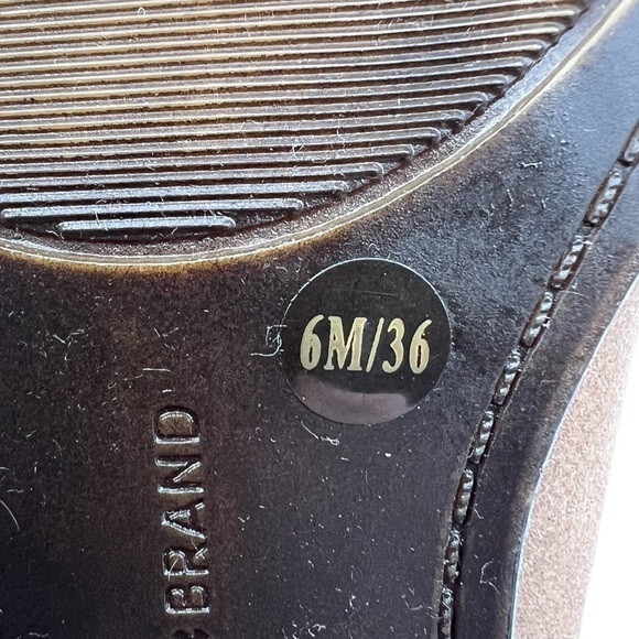 Lucky Brand Brown Suede Peep Toe Block Heel Ankle Boots Size 6 Women's - Picture 2 of 9